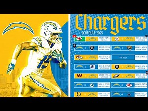 2025 26 Los Angeles Chargers Football Game Schedule