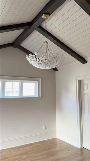 Stunning chandelier from ‪@wayfair‬ #ad #wayfairpartner #bedroommakeover