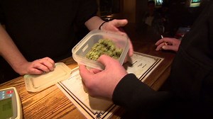 Marijuana at the Amsterdam coffee shop