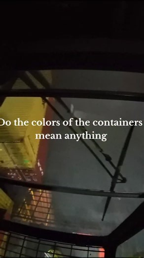 The Machine Operator on Instagram: "I was asked if the colors of the container actually matter. They help a lot with identifying containers at-a- glance. For example: I know if I need to grab a Maersk container that it's not going to be yellow @trucker_gang #ila #fyp #pov #straddlecarrier #bluecollar #ilwu #themachineoperator"