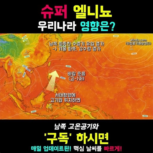Super El Niño! How will it affect Korea?
