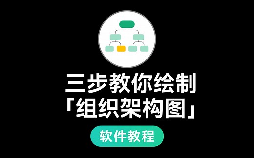 只需三步，快速用亿图脑图MindMaster制作组织架构图！