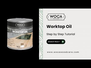 How to oil wood countertops or butcher block with Worktop Oil