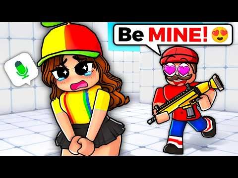 I Joined my Friend's Game as a FAKE GIRL in Roblox Rivals!