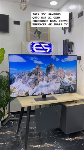 Ejikehstoreslimited_lagos on Instagram: "2024 55” SAMSUNG Q80D NG4 AI GEN4 PROCESSOR REAL DEPTH ENHANCER 4K SMART TV Price…🛒N1,000,0000 TIZEN 8.0 ALMOST NEW / UK FIRST GRADE WARRANTY INCLUSIVE ✍️ Specification ⬇️ Smart hub {Netflix , Samsung Tv plus , Apple TV , YouTube , Disney+} 100% Color Volume with Quantum Dot ➤ 3-side Bezelless Design 4K AI Upscaling Accessibility (TalkBack / Improved Visibility / Assisted Hearing / Remote Control Adjustment) Adaptive Picture (Optimized / Eye Comfort) Al