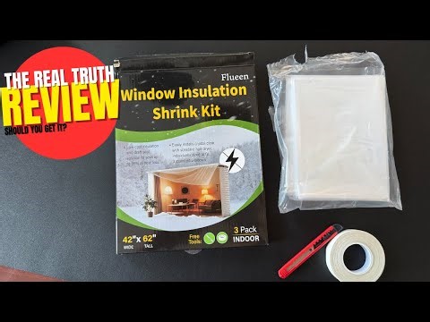 Easy DIY Heat Saver 🔥 Window Insulation Kit Review | Thermal Seal for Windows Doors #ad