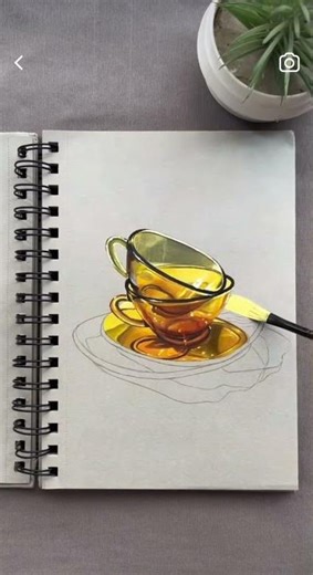 Watercolor Painting: How to Paint Realistic Metal Textures & Reflections 🎨