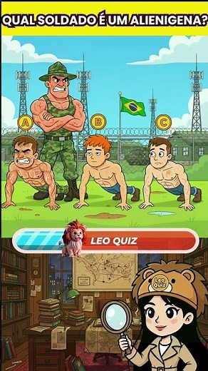 Qual SOLDADO é o ALIENÍGENA ? #quiz #quiztime #adivinhe #animação #charada #enigma