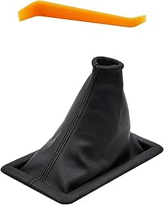 Shifter Shift Boot Cover Fit for Ford Mustang 2005 2006 2007 2008 2009, Manual Transmission Gear Change Boot Replace 8R3Z-7277-AA