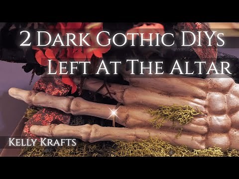 2 Gothic Halloween DIYs | Left at the Altar & One Last Dance | Dark & Moody Decor