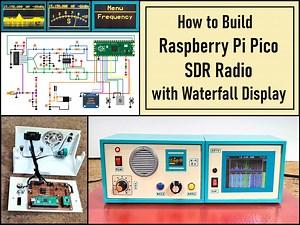 Build a Raspberry Pi Pico SDR Radio  with Waterfall Display