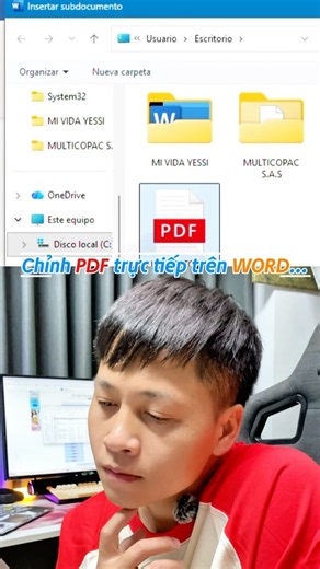 How to Convert PDF to Word Directly in Word #shorts