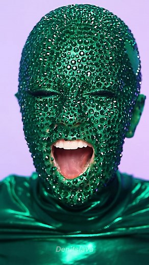 Denitslava on Instagram: "This took me over 22 hours 😭 full video is on my YouTube channel 💔😵‍💫 ( link in my bio 🔗) — #makeuptutorial #eyeliner #lipstick #crystals"