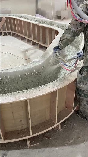 Production process of customized transparent concrete landscape stool #concrete #diy #landscape