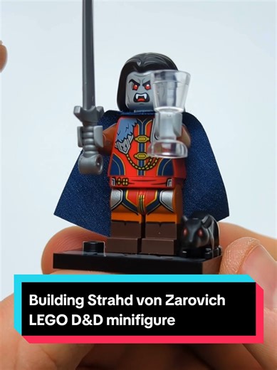 Building Strahd von Zarovich LEGO D&D Minifigure