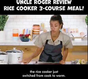 622K views · 21K reactions | Uncle Roger Review Rice Cooker 3-Course Meal! | Nigel Ng | Facebook