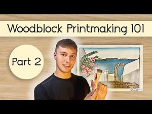 How to make a Woodblock Print, Part 2: Carving (Japanese art form)