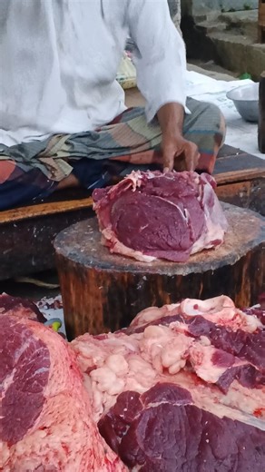 Halal Beef Cutting Skills – Fresh Cow Meat Cutting in Bangladesh | Satisfying Butcher Work