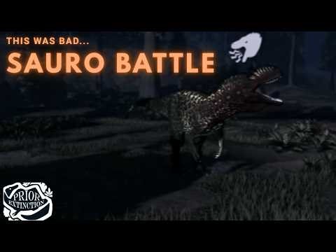 SAUROPHAGANAX BATTLE!- Roblox Prior Extinction Recode