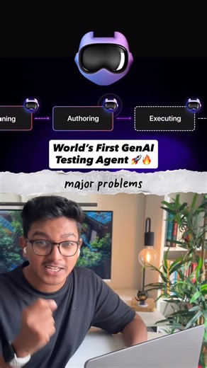 Mohd Harshad | Software Developer | Mentor on Instagram: "⬇️Your devs ship daily with the help of AI, and of course your tests break hourly. That’s the real bottleneck. Meet KaneAI by @testmuai. A GenAI-native testing agent that thinks like a QA teammate. You just prompt it, and it handles the tests. Web, mobile, APIs, UI changes, everything. QA teams should focus on quality, not babysitting test cases. Comment AI and I’ll send you the link Or check out the link in bio."