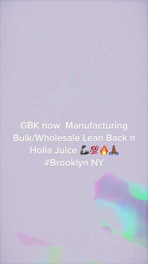 GIfted By Karyn LLC is Proud to announce we are now Manufacturing Lean Back n Holla Juice#Bulk/Wholesale no job too big 🦾💯✅🔥#IYKYN🔥 @disboyisit