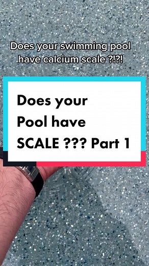 Does your pool have CALCIUM SCALE??? #service #maintenancelife #poolplaster #pool
