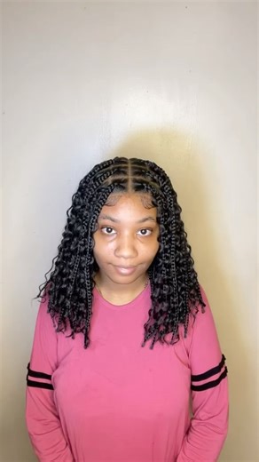 Full lace braided wig install