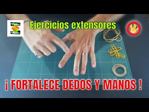 COMO FORTALECER DEDOS DE LAS MANOS (Ejercicios extensores)