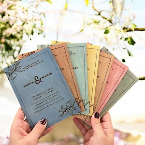 Birch Wood Wedding Invitation Set: Rustic Vintage Eucalyptus Invites - Etsy