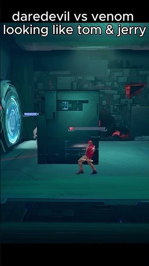 😂 Daredevil tricks Venom around a pillar #MarvelRivals