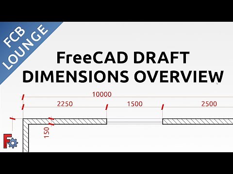 FreeCAD Draft Dimensions and Dimension Styles Overview