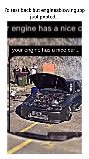 engines blowing up on Instagram: "Imagine if there was a page dedicated to engines blowing up... Looking to grow? Follow @brown_derrek and get featured — no strings attached. Music by: @justinblau - Will You? #EngineExplosion #BlownMotors #MechanicalFails #CarDestruction #GarageChaos #3lauBlau"