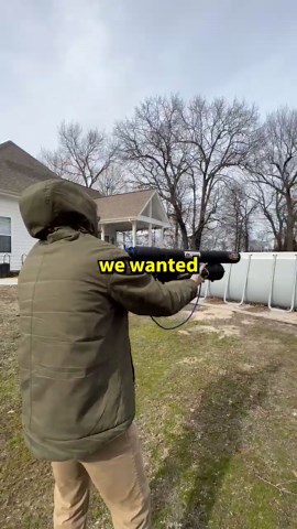 Testing Powerful T-Shirt Cannon