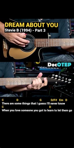 Dream About You - Stevie B (1994) Easy Guitar Chords Tutorial with Lyrics Part 3 REELS