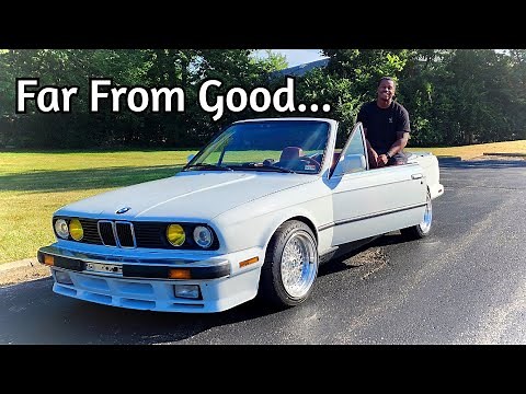 My 1987 BMW 325i Convertible E30: New Project Car Walkaround & Drive!