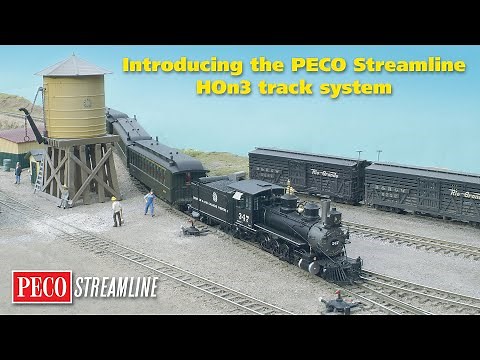 Introducing the PECO Streamline HOn3 track system