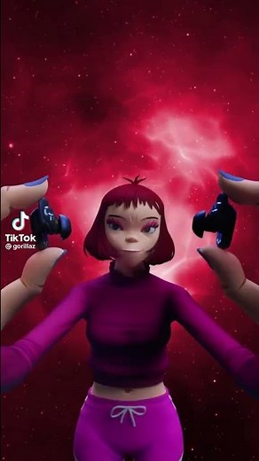 Gorillaz Noodle headphones🎧