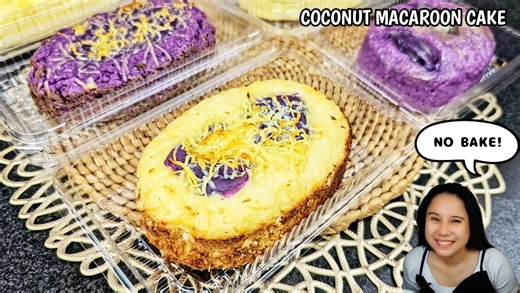Pang negosyo recipe NO BAKE Coconut Macaroon Cake! | Kusina Chef