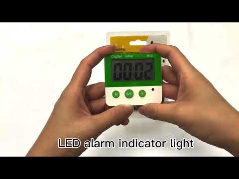 CCOWAY Magnetic Digital Loud Alarm Kitchen Timers for Cooking Logo Customized LCD Display