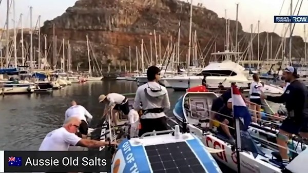 Video: Team of four Australians set off on rowing trip across the Atlantic | Daily Mail Online