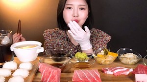 Tuna Sashimi & Sushi Mukbang ASMR By YouTube : Eat with Boki | Boki Mukbang