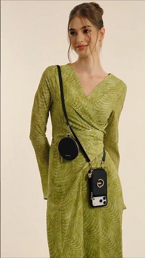 Crossbody Phone Case with Card Holder 💕 Leather Cell Phone Cover for iPhone 17 | Everyday Essential