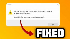 (Fixed) "Error 1067: The process terminated unexpectedly" in windows 10/11