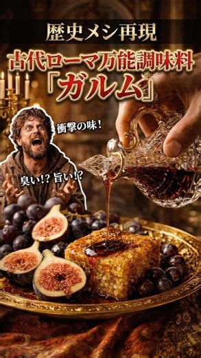 【閲覧注意】貴族が愛した「腐った魚の内臓ジュース」の正体 #古代ローマ #ガルム