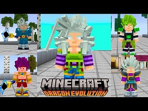 ALL TRANSFORMATIONS FROM the Dragon Evolution Addon for Minecraft PE 1.21.130+