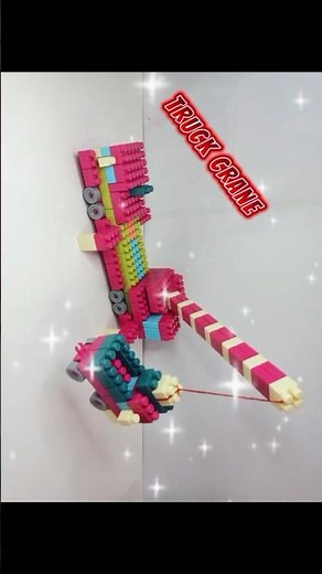 This Mini Blocks Truck Crane is Too Perfect… #lego #oddlysatisfying #blocks #bricks #fyp #truckcrane