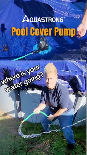 So… where does all that water on your pool cover actually go? 樂...