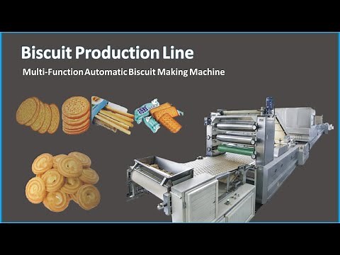 Multi-Function Automatic Biscuit Making Machine | Biscuit Production Line.