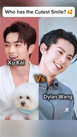 Dylan Wang or Xu Kai? Whose Smile Wins your heart ❤️? #shorts #chineseactor #dylanwang #cdramashorts