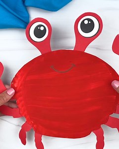 4.3K views · 14 reactions | 呂 Grab a paper plate & make athis cute crab! ✂️ Get the template on the blog | Simple Everyday Mom | Facebook